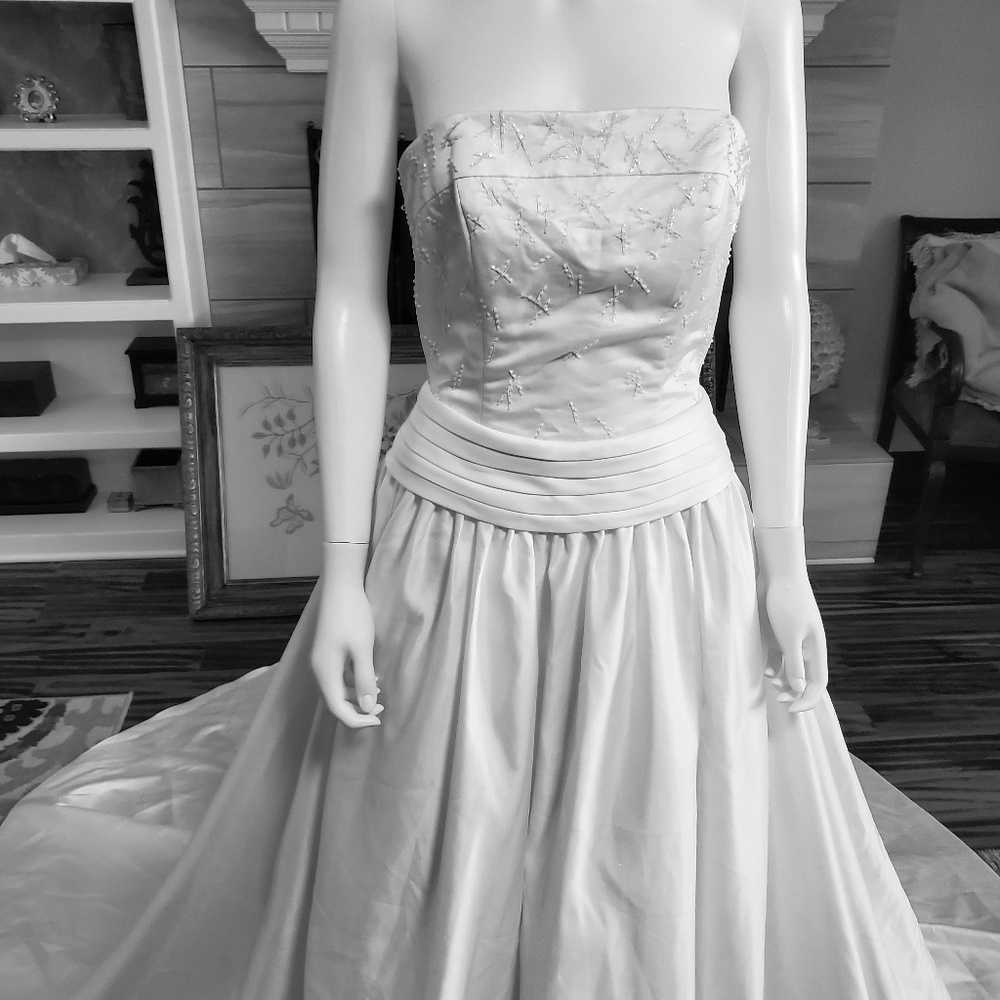 Rare! Vintage L'amour Gorgeous blush wedding dress